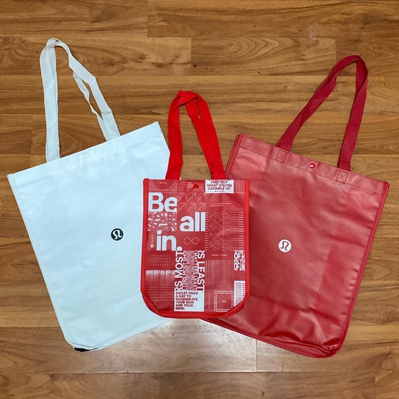 ❤️ Three Brand New Large Lululemon Tote Bags - Picture 1 of 4